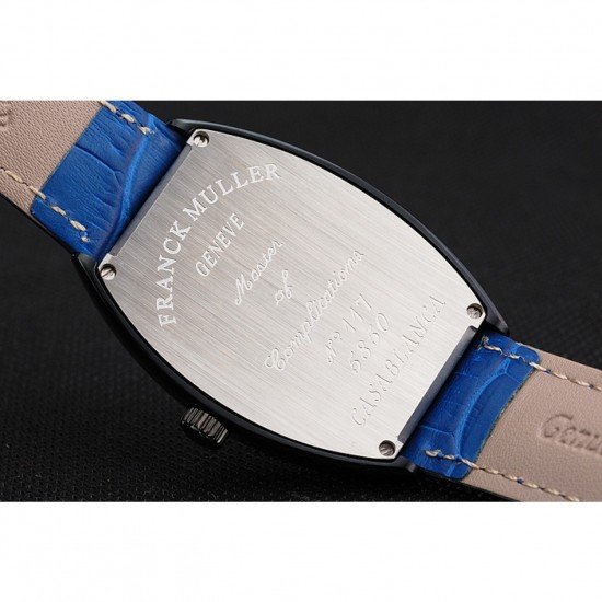 Franck Muller Casablanca Blue Croco Leather Band 621643