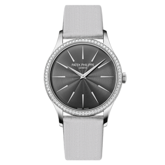 AAA Replica Patek Philippe Calatrava White Gold Gray Watch 4897G-010
