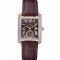 Cartier Tank MC Gold Diamond Case Brown Dial Brown Leather Strap 622170