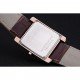 Cartier Tank MC Gold Diamond Case Brown Dial Brown Leather Strap 622170