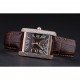 Cartier Tank MC Gold Diamond Case Brown Dial Brown Leather Strap 622170