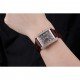 Cartier Tank MC Gold Diamond Case Brown Dial Brown Leather Strap 622170