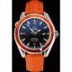 Omega Seamaster Planet Ocean Co-axial Orange Case Black Dial 98100