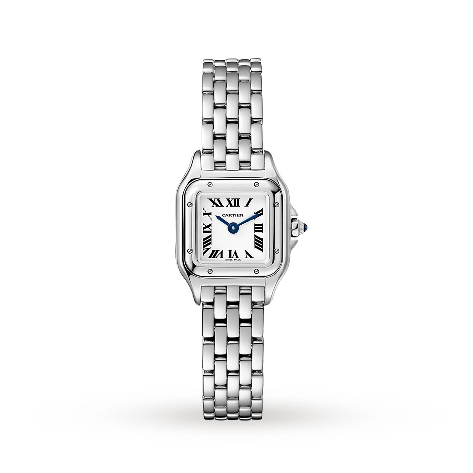 Swiss Panthère de Cartier watch, Mini, Steel