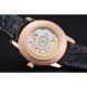 Swiss Vacheron Constantin Patrimony White Dial Rose Gold Diamonds Case Brown Leather Bracelet 1454170