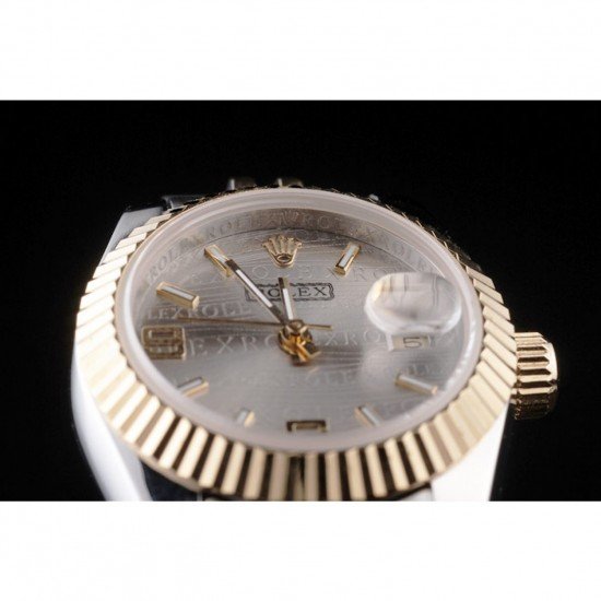 Rolex Datejust Two Tone Stainless Steel Yellow Gold Plated 98078