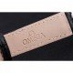Omega De Ville Prestige Co-Axial Black Dial Silver Case Black Leather Strap Roman Numeral