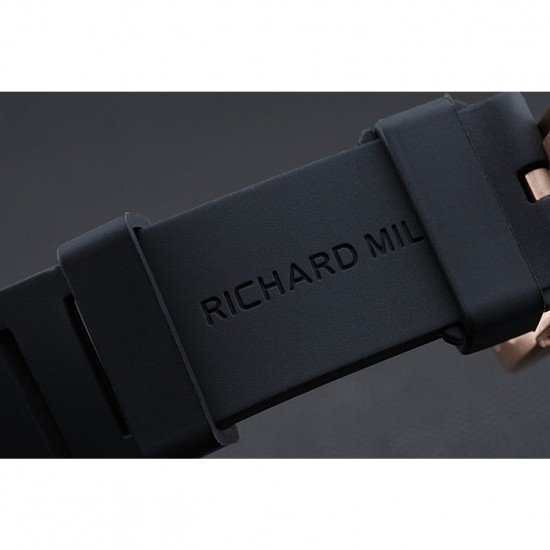 Richard Mille RM 057 Tourbillon Dragon Jackie Chan Gold Case Black Rubber Bracelet 1454200