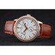 Vacheron Constantin Patrimony Power Reserve White Dial Gold Diamond Case Brown Leather Bracelet 1454268