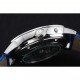 Vacheron Constantin Patrimony Power Reserve Blue Dial Silver Case Blue Leather Bracelet 1454263