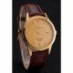 Vacheron Constantin Patrimony Chronometre Royal Gold Dial Gold Case Brown Leather Strap