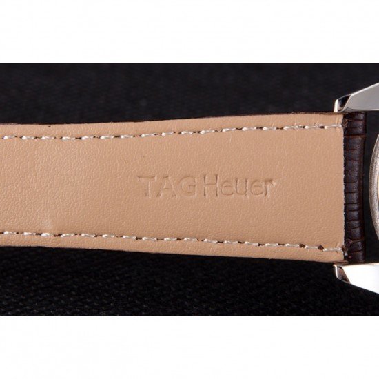 Tag Heuer Carrera Mikrograph Limited Edition Brown Leather Strap 7916
