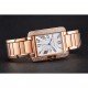 Cartier Tank Anglaise 30mm White Dial Diamonds Rose Gold Case Rose Gold Bracelet