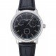 Vacheron Constantin Patrimony Power Reserve Black Dial Silver Diamond Case Black Leather Bracelet 1454267