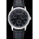 Vacheron Constantin Patrimony Power Reserve Black Dial Silver Diamond Case Black Leather Bracelet 1454267