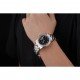 Rolex DateJust Black Dial Diamond Bezel Stainless Steel Bracelet