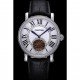 Cartier Rotonde Flying Tourbillon Diamonds White Dial 621954