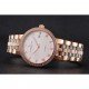 Swiss Vacheron Constantin Traditionnelle White Dial Diamond Bezel Rose Gold Case Two Tone Bracelet