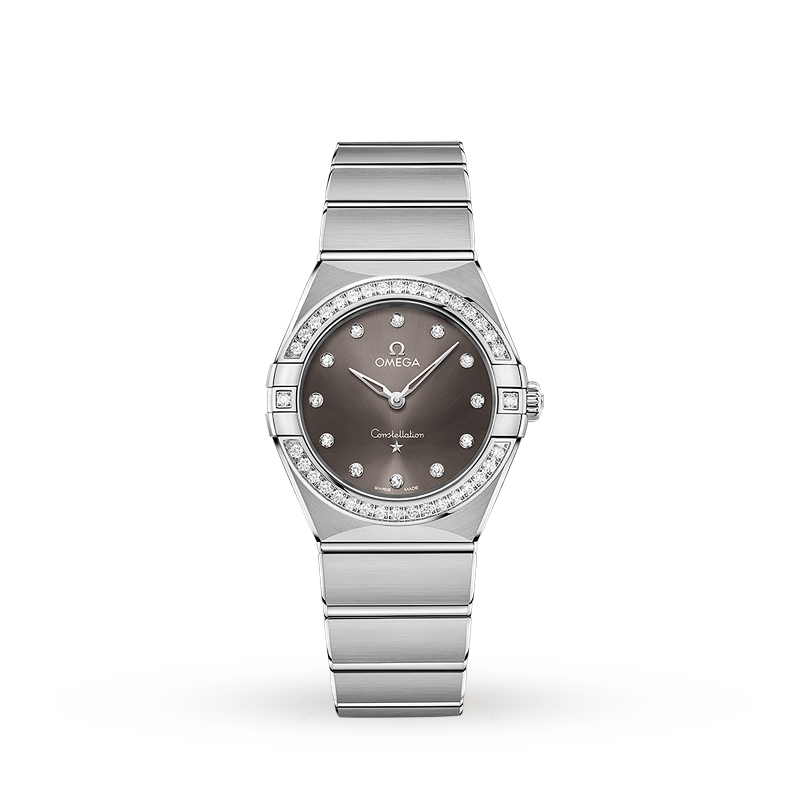 Swiss Omega Constellation Manhattan 28mm Ladies Watch O13115286056001