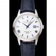 Vacheron Constantin Patrimony Chronometre Royal White Dial Stainless Steel Case Blue Leather Strap