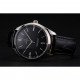 Omega Tresor Master Co-Axial Black Dial Stainless Steel Case Black Leather Strap