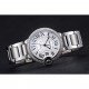 Swiss Cartier Ballon Bleu Silver Dial Diamond Case Stainless Steel Bracelet