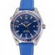 Omega Seamaster Planet Ocean GMT Blue Dial Blue Leather Band 622394