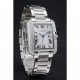 Cartier Tank Anglaise 30mm White Dial Diamonds Steel Case Stainless Steel Bracelet