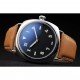 Panerai Radiomir Polished Stainless Steel Case Black Dial Brown Leather Strap 98160