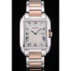 Cartier Tank Anglaise 36mm White Dial Stainless Steel Case Two Tone Bracelet