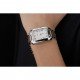 Cartier Tank Anglaise 36mm White Dial Stainless Steel Case Two Tone Bracelet