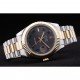 Rolex Datejust Grey Dial Gold Ribbed Bezel 7479