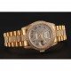 Swiss Rolex Day-Date Diamond Pave Dial Gold Diamond Bracelet 1453956