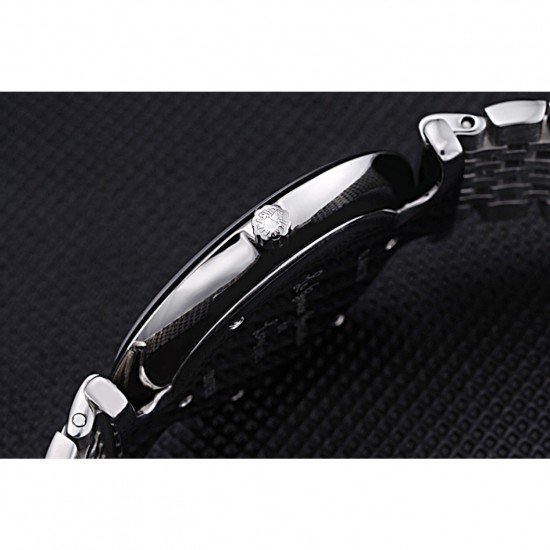 Longines La Grande Classique Stainless Steel Black Dial Diamond Markers Homme 622111