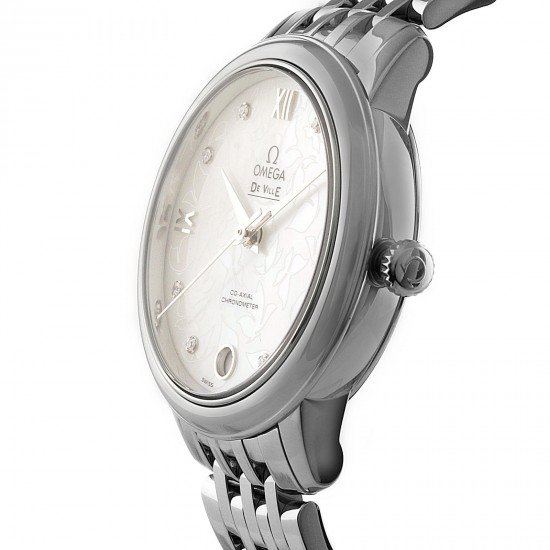 Swiss Omega De Ville Prestige Co-Axial 32.7mm Ladies Watch O42410332055001