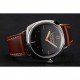 Panerai Radiomir Vintage SLC PAM425 Black Dial Stainless Steel Case Brown Leather Strap