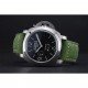 Panerai Luminor GMT Stainless Steel Bezel Green Leather Bracelet 622318