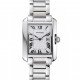 Cartier Tank Anglaise 30mm White Dial Stainless Steel Case And Bracelet