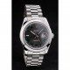 Rolex Swiss DateJust Polished Stainless Steel Bezel Grey Dial 42000
