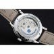 Vacheron Constantin Tourbillion Power Reserve White Dial Silver Case Black Leather Bracelet 1454276