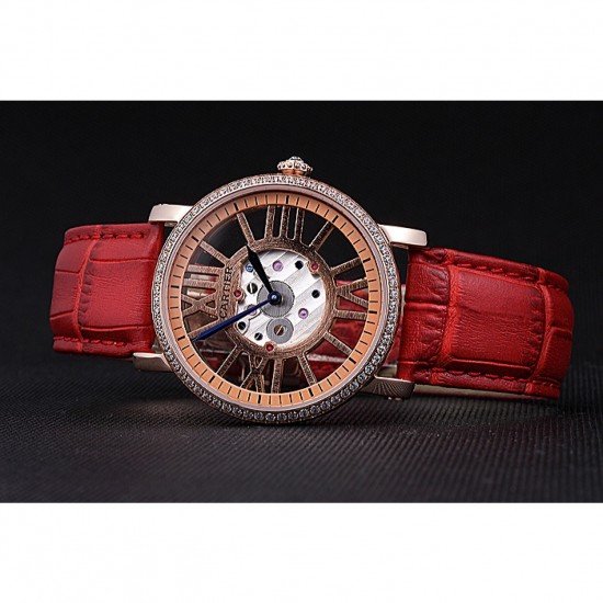 Cartier Rotonde Skeleton Flying Tourbillon Red 621962