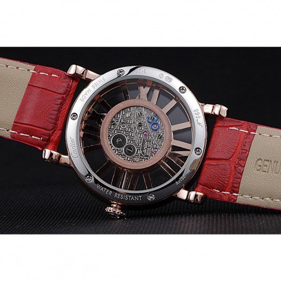 Cartier Rotonde Skeleton Flying Tourbillon Red 621962