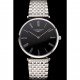 Swiss Longines Grande Classique Black Dial Roman Numerals Stainless Steel Case And Bracelet