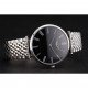 Swiss Longines Grande Classique Black Dial Roman Numerals Stainless Steel Case And Bracelet