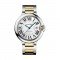 Swiss Ballon Bleu de Cartier watch, 42 mm, 18K yellow gold, steel