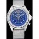 Breitling Navitimer Stainless Steel Strap Blue Dial