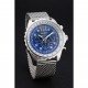 Breitling Navitimer Stainless Steel Strap Blue Dial