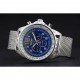 Breitling Navitimer Stainless Steel Strap Blue Dial