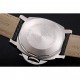 Swiss Panerai Luminor Marina White Dial Stainless Steel Case Black Leather Strap