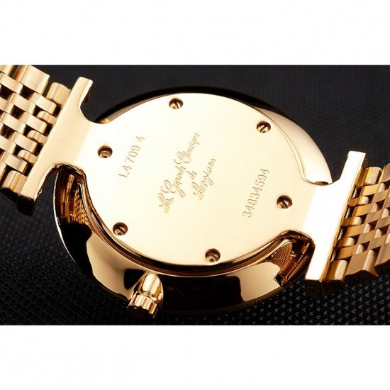 Swiss Longines Grande Classique Gold Dial Gold Case And Bracelet